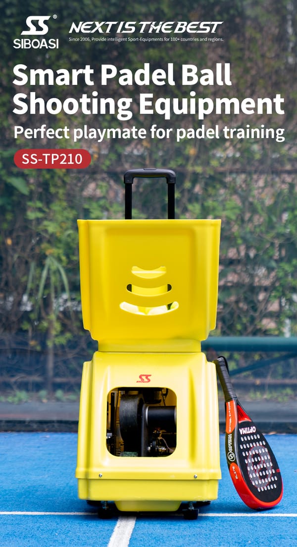 Padel ball shooting machine
