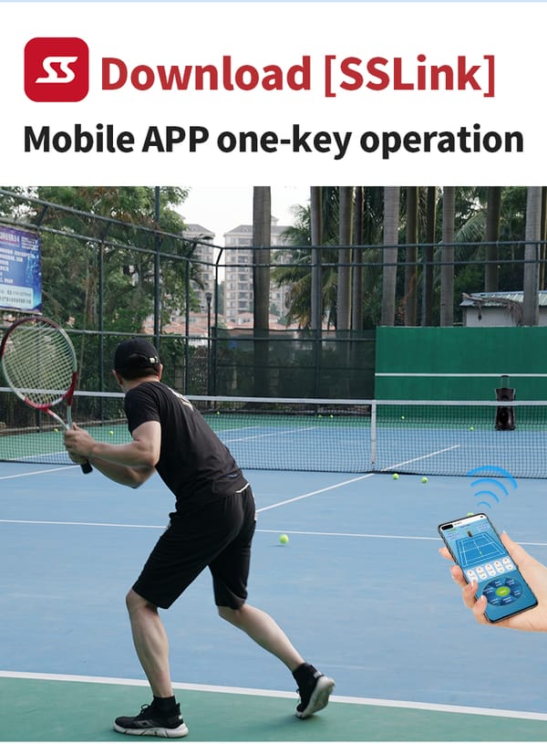 SS-T2300A tennis ball machine