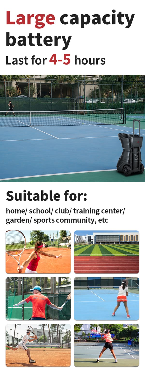 SS-T2300A tennis ball machine