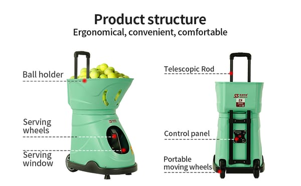 SIBOASI Tennis ball machine SS-T2303
