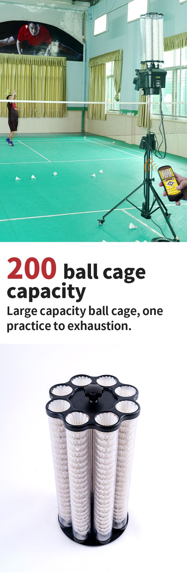 Badminton Ball Shooting machine SS-B2300A