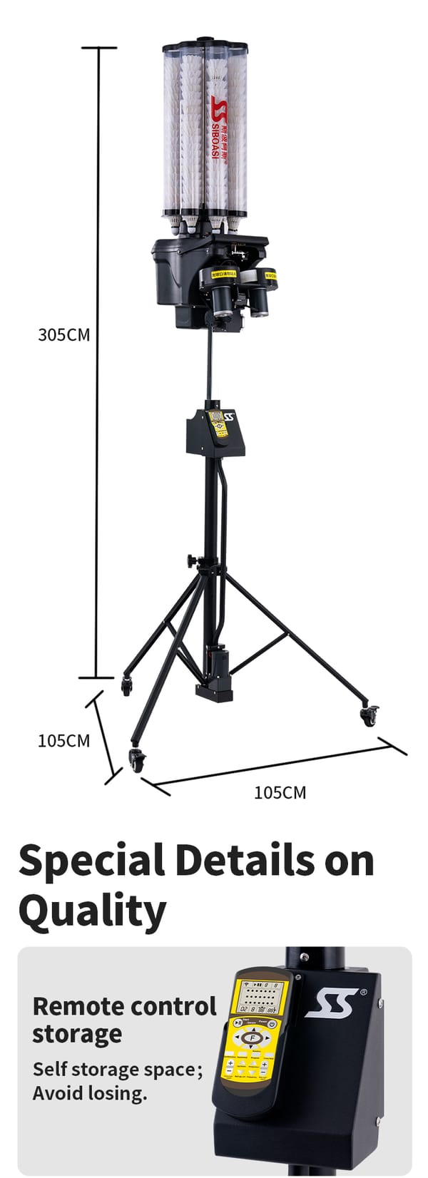 Badminton Ball Shooting machine SS-B2300A