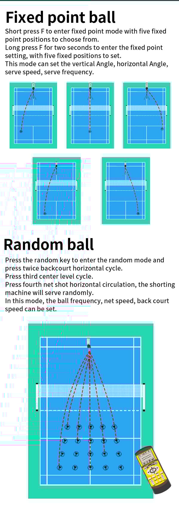badminton shooting machine