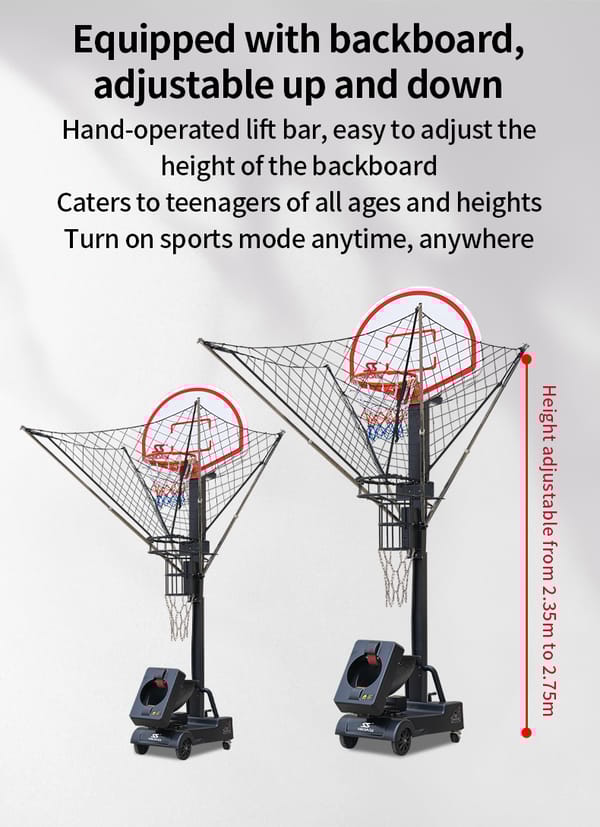 SIBOASI BASKETBALL SHOOTING MACHINE SS-K6809P2