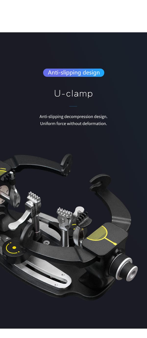 BADMINTON STRINGING MACHINE