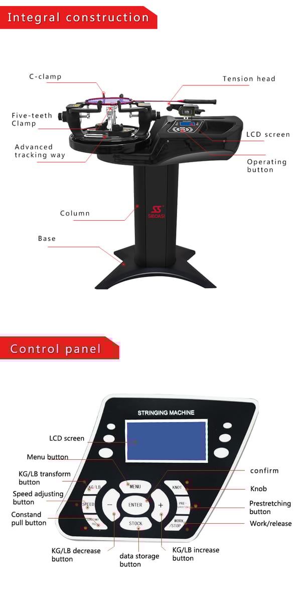RACKET STRING MACHINE