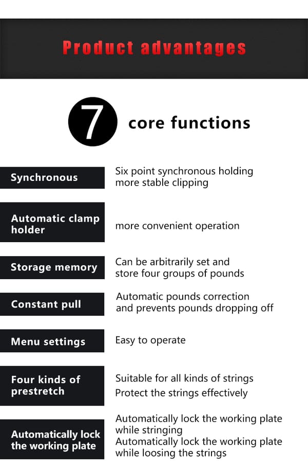 RACKET STRING MACHINE