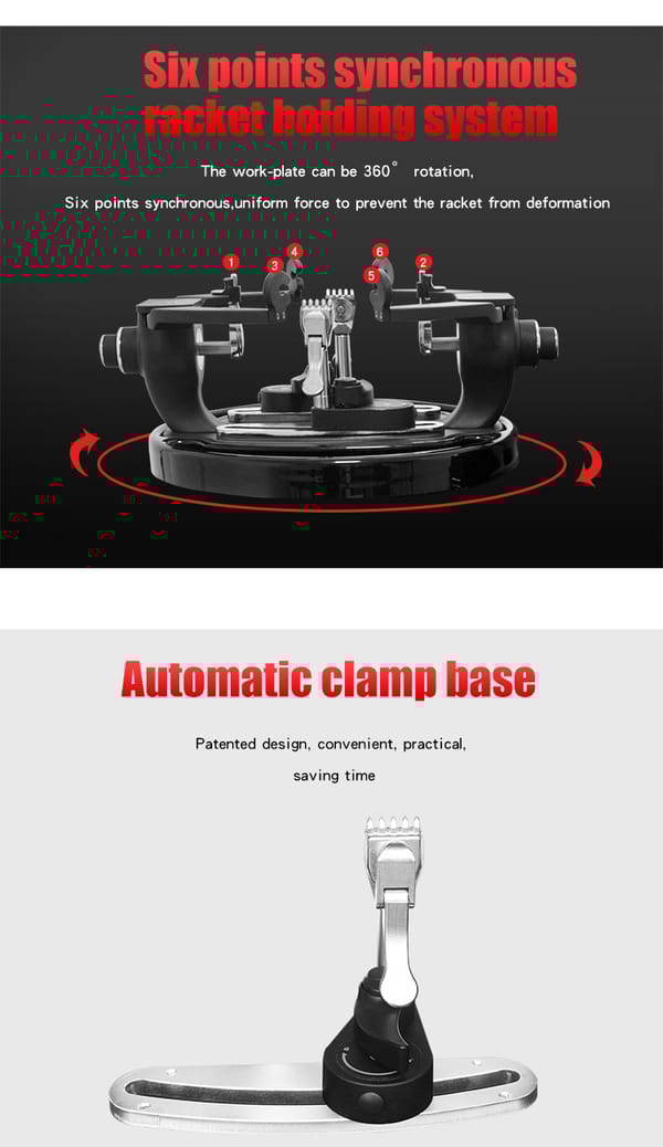 RACKET STRING MACHINE
