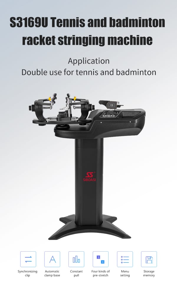 BADMINTON TENNIS RACKET STRING MACHINE