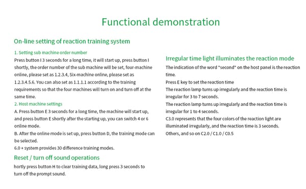 REACTION TRAINING LIGHTS