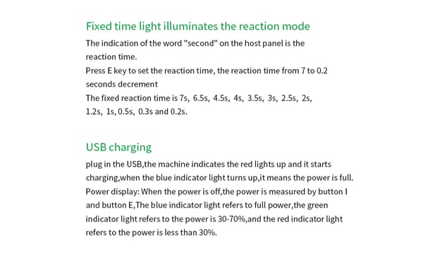 REACTION TRAINING LIGHTS