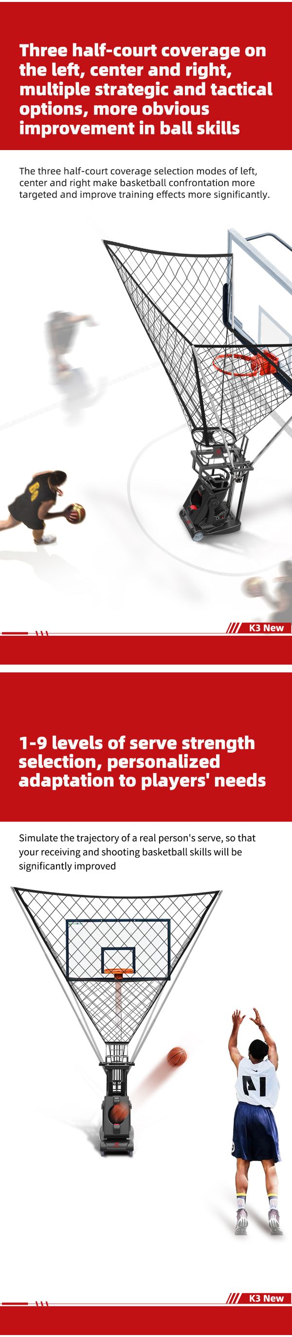 K3 intelligent Basketball equipment