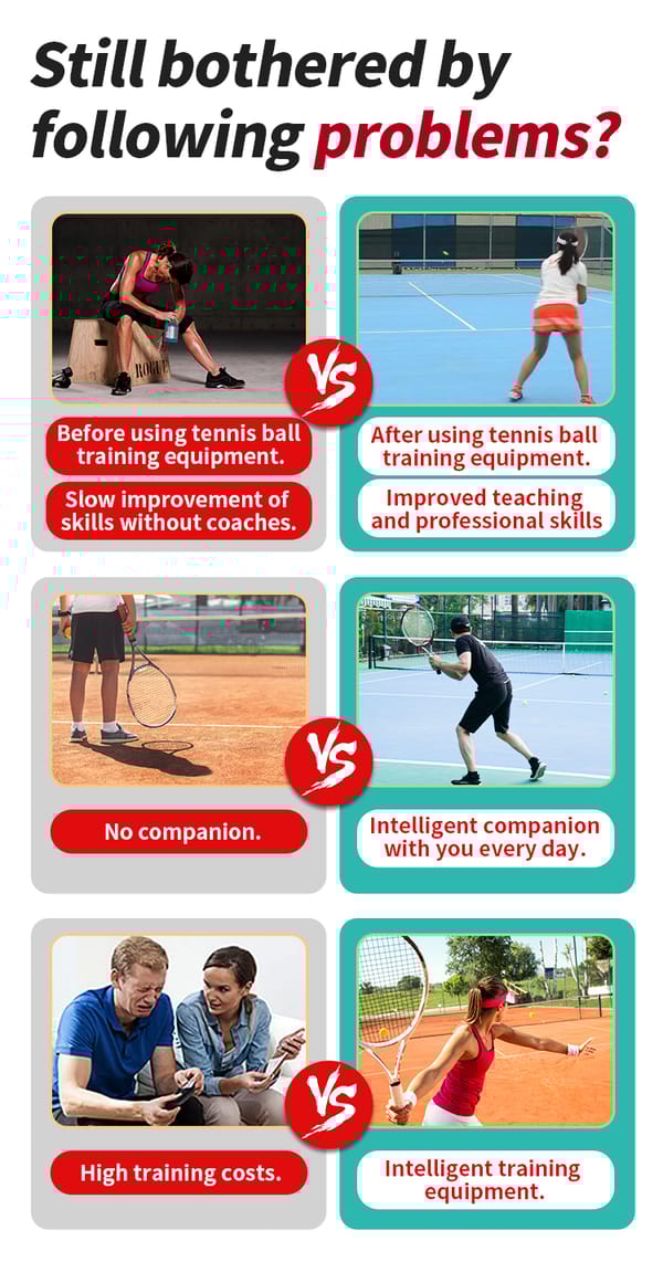 T2300A intelligent tennis ball training equipment