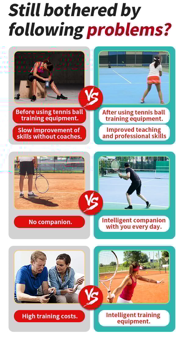 T2303M intelligent tennis ball training equipment