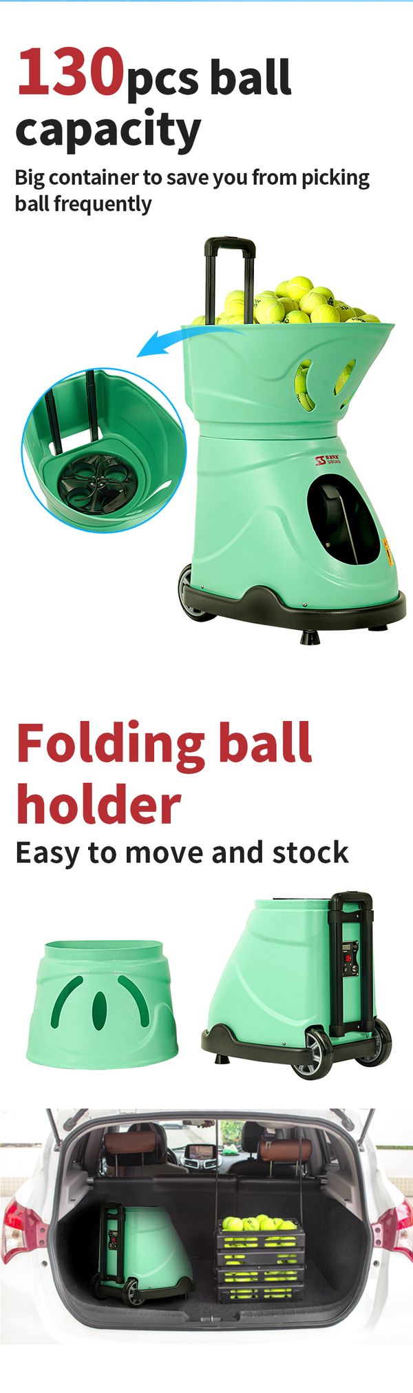 T2303M intelligent tennis ball training equipment