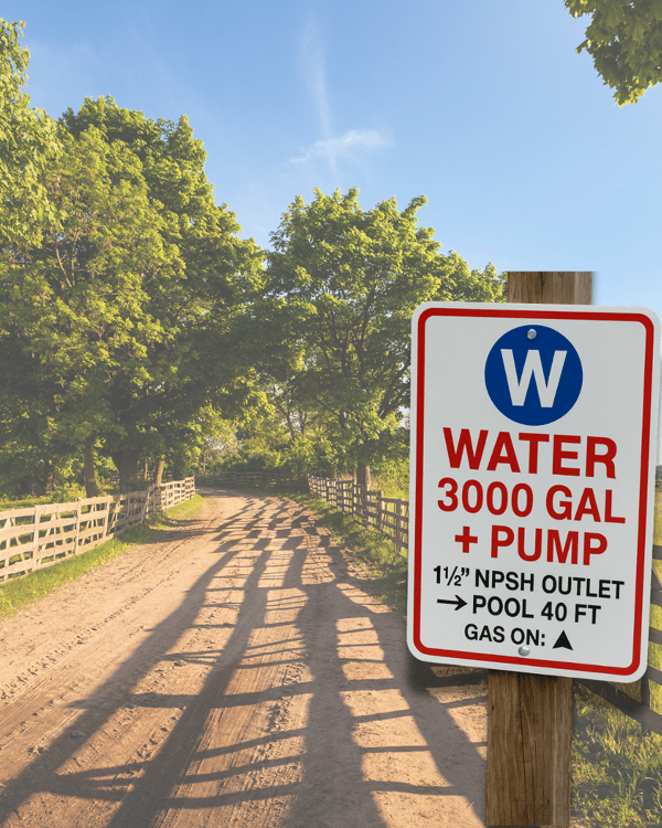 Sign for fire Resource