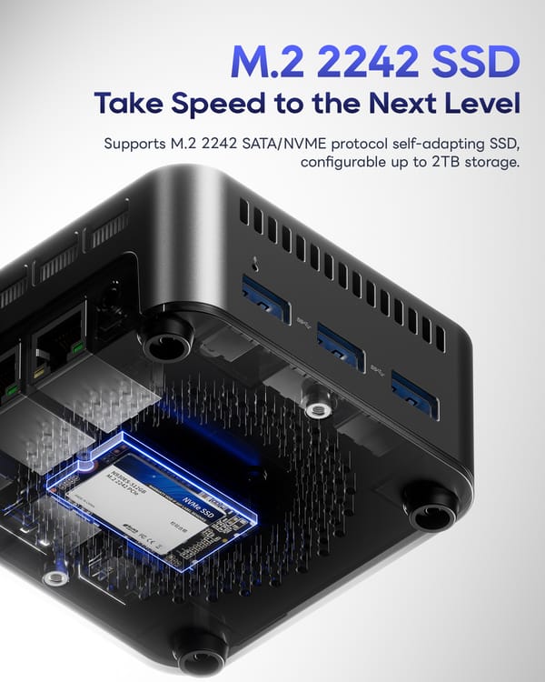 GTBOX MINI N150 Intel 12th Gen N150 Processor 12GB RAM +