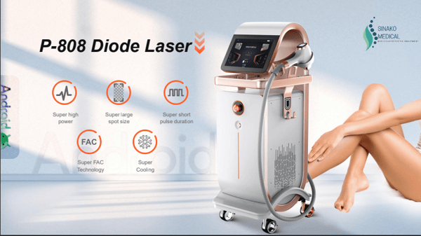 Medical CE certified diode laser hair removal machine