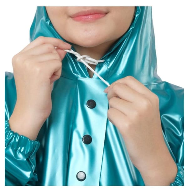 Grosir Jas Hujan Plevia Poncho Scarlett Fitur Kancing Leher