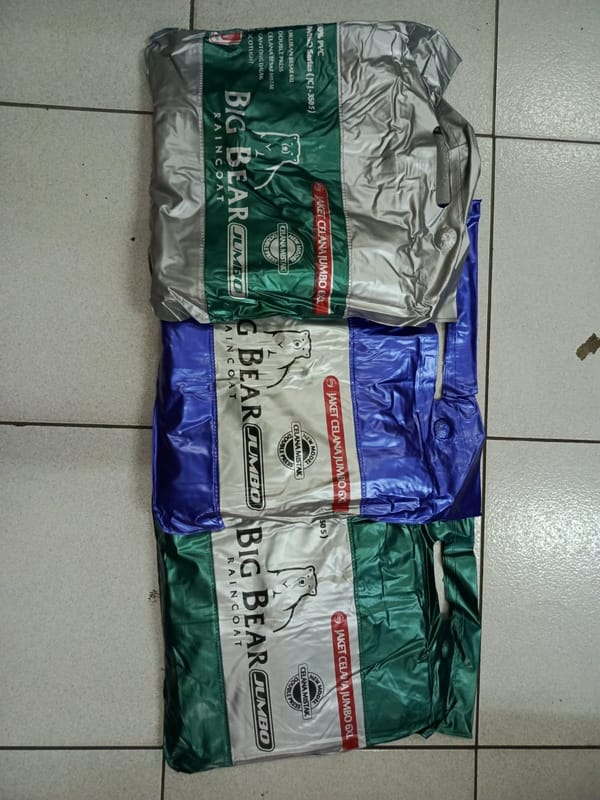 Grosir jas hujan setelan dewasa Big Bear Jumbo 6XL