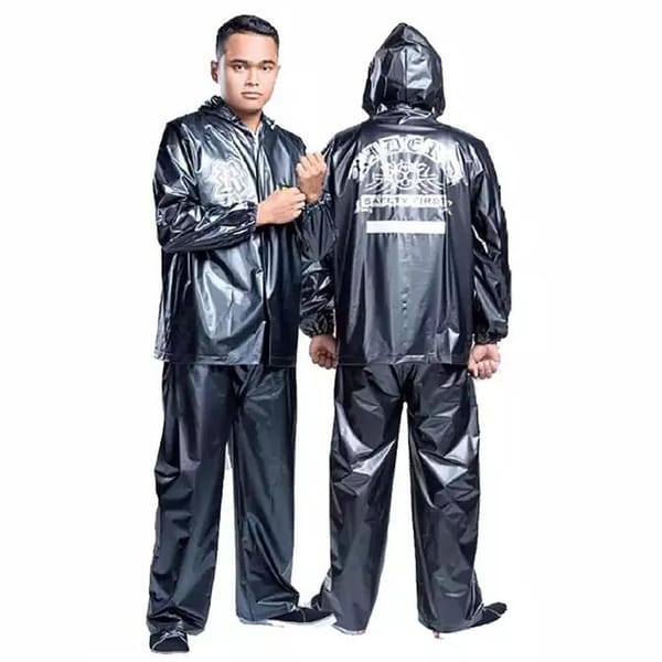 Grosir jas hujan Ibex Tribal Black