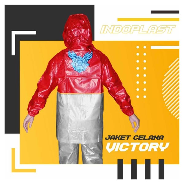 Grosir jas hujan setelan Indoplast Victory