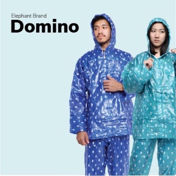 Grosir jas hujan setelan Gajah Elephant Brand Domino
