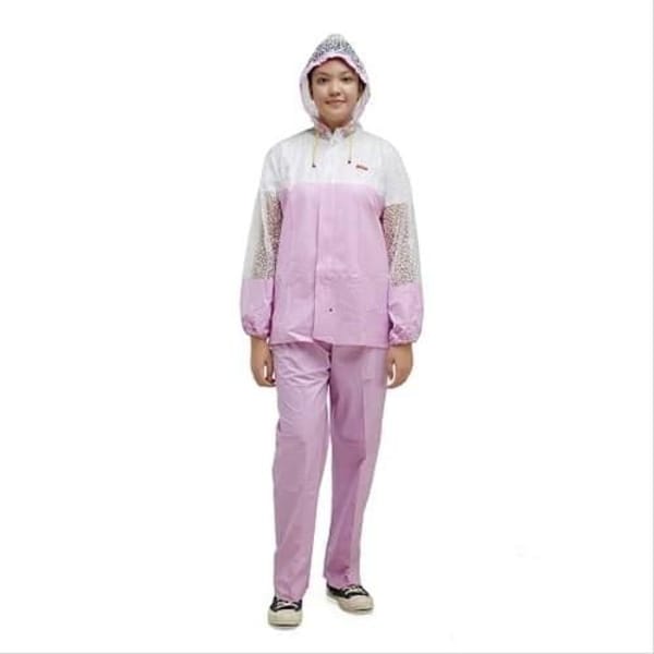 Grosir jas hujan Tiger Head Gemini Polkadot
