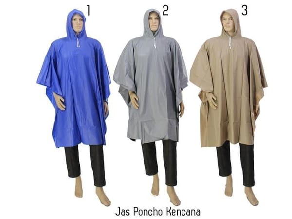 Grosir jas hujan Indoplast poncho Kencana