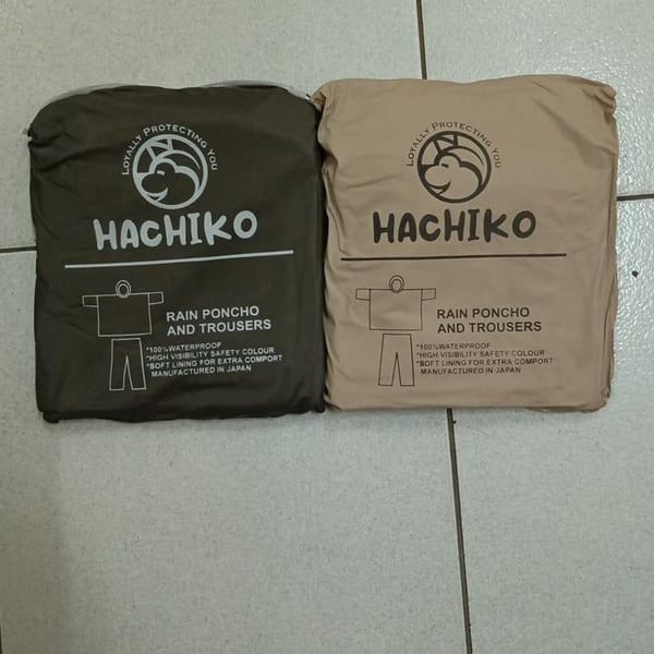 Grosir jas hujan Spin Hachiko