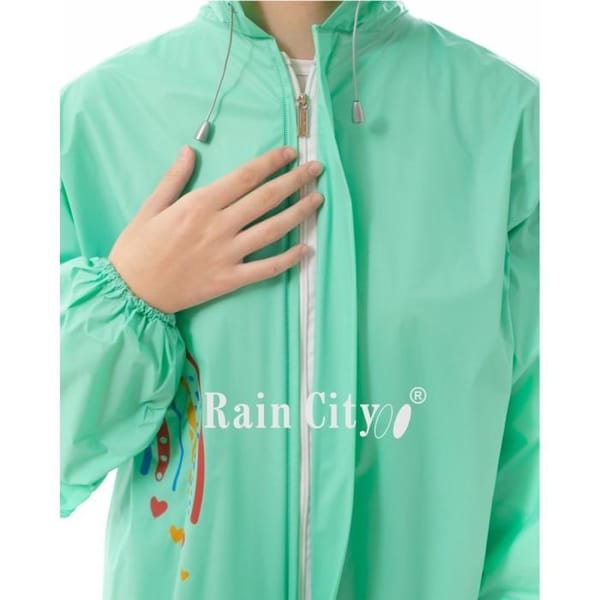 Grosir jas hujan setelan rainbow raincity