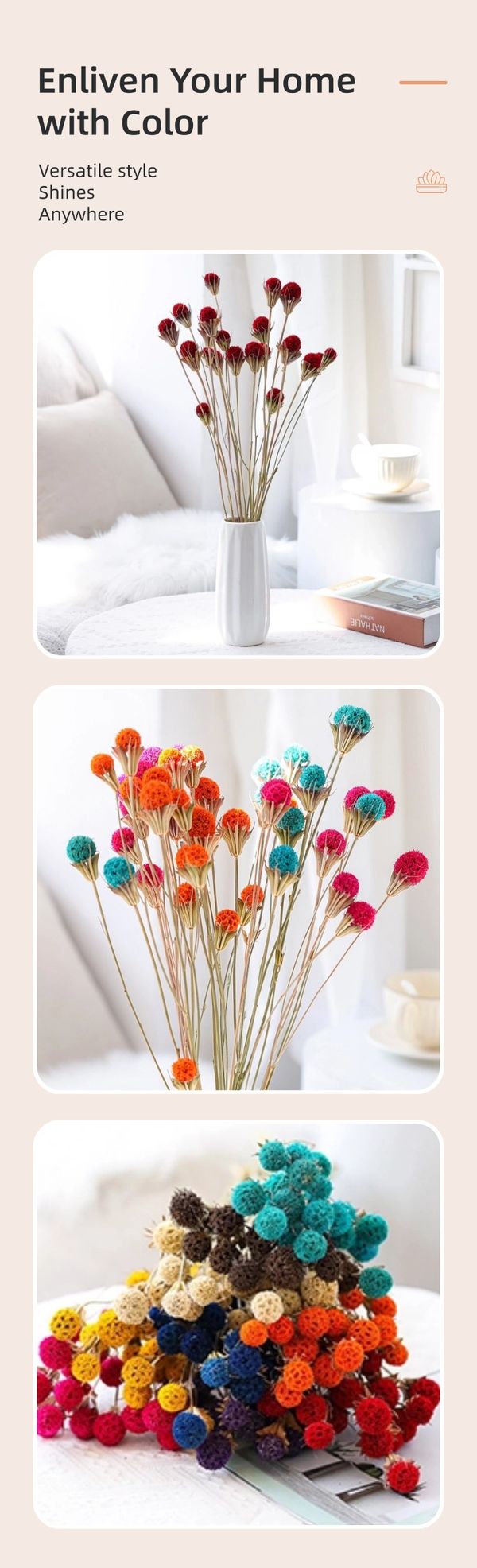 dired flower wholesale