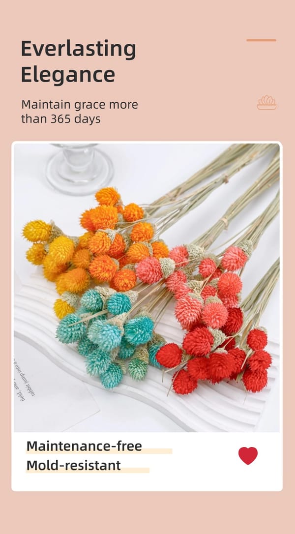 dried flower home decor