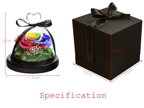 preserved rose gift customization