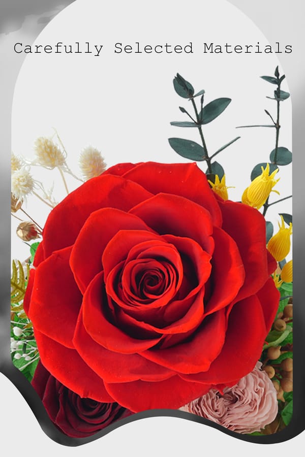 preserved flower multicolor
