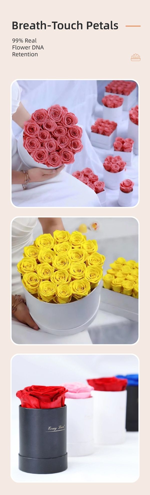 preserved flower customization