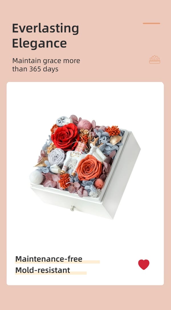 preserved flower gift distributor