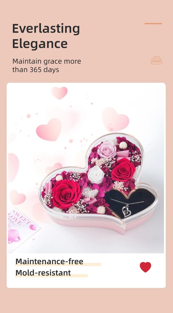 preserved flower gift customization
