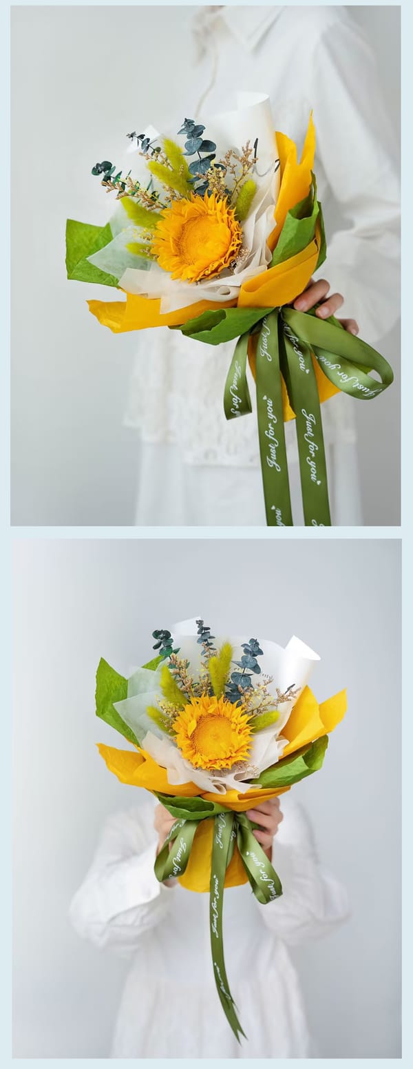 preserved flower bouquet customization