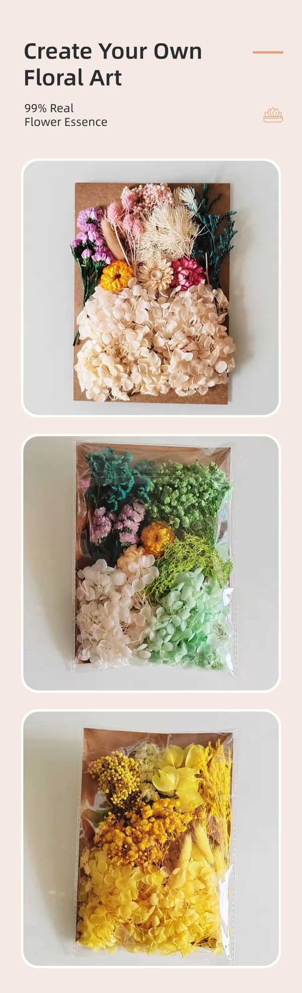 dried flower package