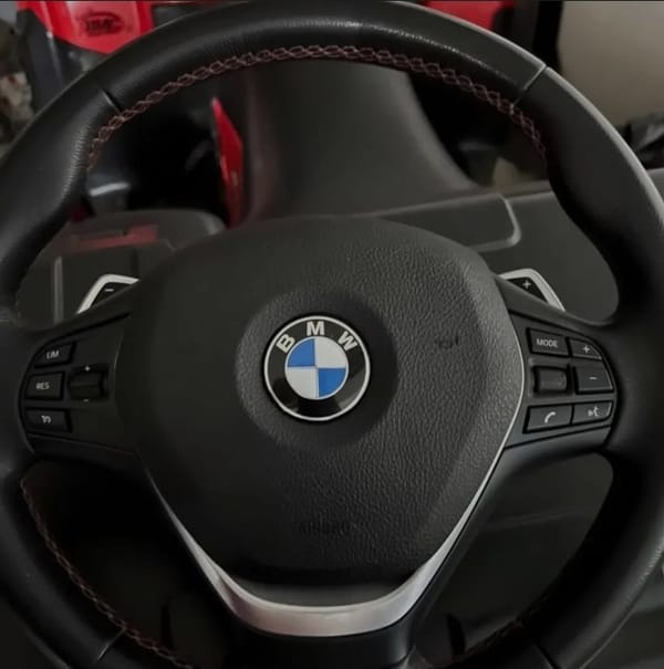 BMW leather steering wheel – Original Sportline 2018 Steering