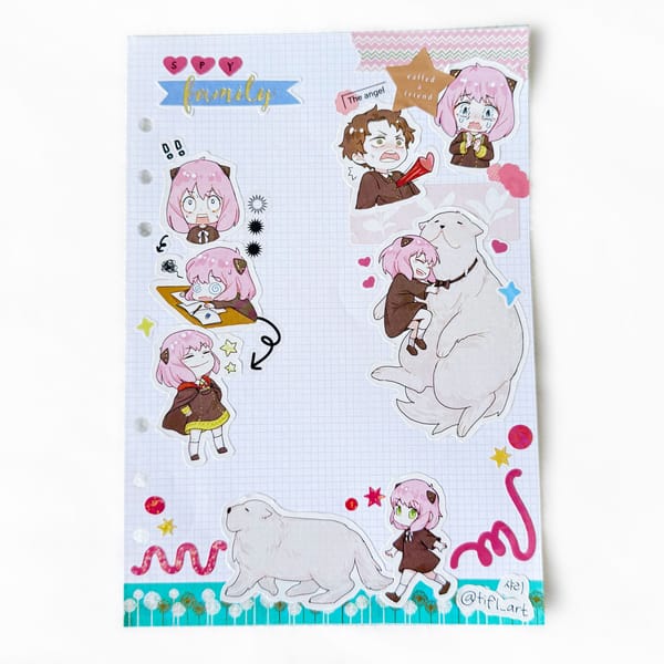 Spy Family Anya Sticker Photo B Spy Family Anya Sticker Photo B