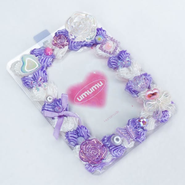 Umumu Pearl & Roses Toploader Purple Side View Umumu Pearl & Roses Toploader Purple Side View