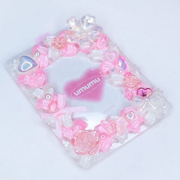 Umumu Pearl & Roses Toploader Pink Side View Umumu Pearl & Roses Toploader Pink Side View