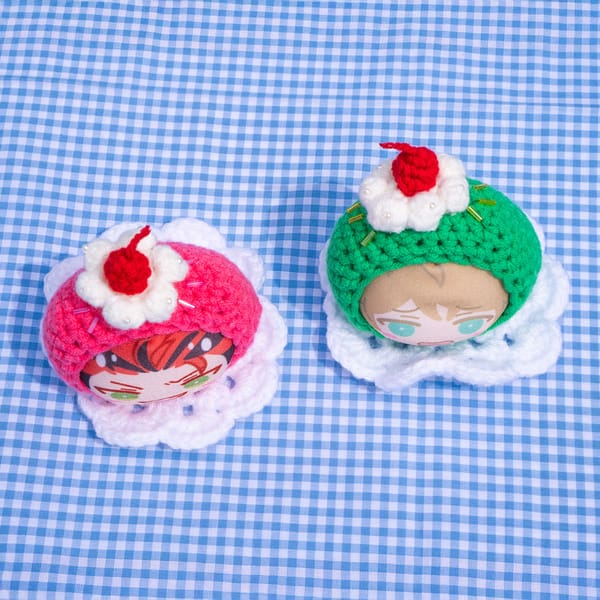 Melon and Strawberry Soda Omanjuu Cover Top Photo