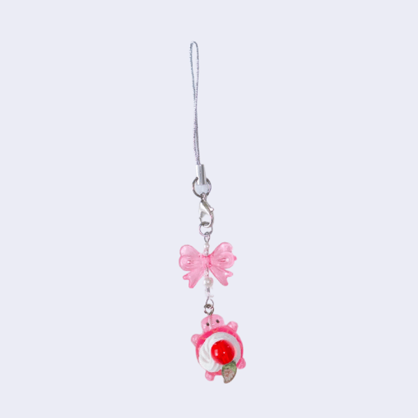 Turtle Soda Charm Pink Turtle Soda Charm Pink
