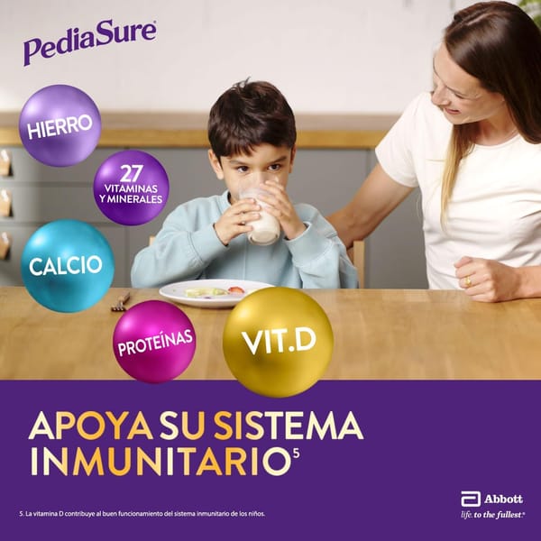 PediaSure Sabor de chocolate, complemento alimentar para crianças com proteínas, vitaminas e minerais, 850 g