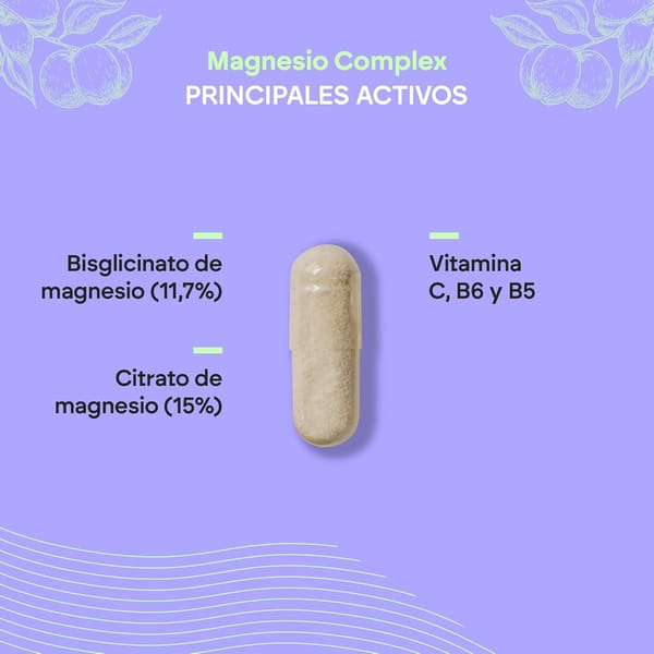 Magnésio Complex Nutralie - Citrato de magnésio 1545 mg magnésio bisglicinato 600 mg - Reduz o cansaço e a fadiga, alivia as articulações e músculos, magnésio alta biodisponibilidade, 120 cápsulas Nutralie
