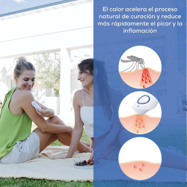 Curador de picadas de insetos Beurer BR 60 - Beurer BR 60 Dispositivo para o tratamento de mordidas e picadas de insetos, alivia a coceira e o inchaço sem produtos químicos, pequeno e gerenciável