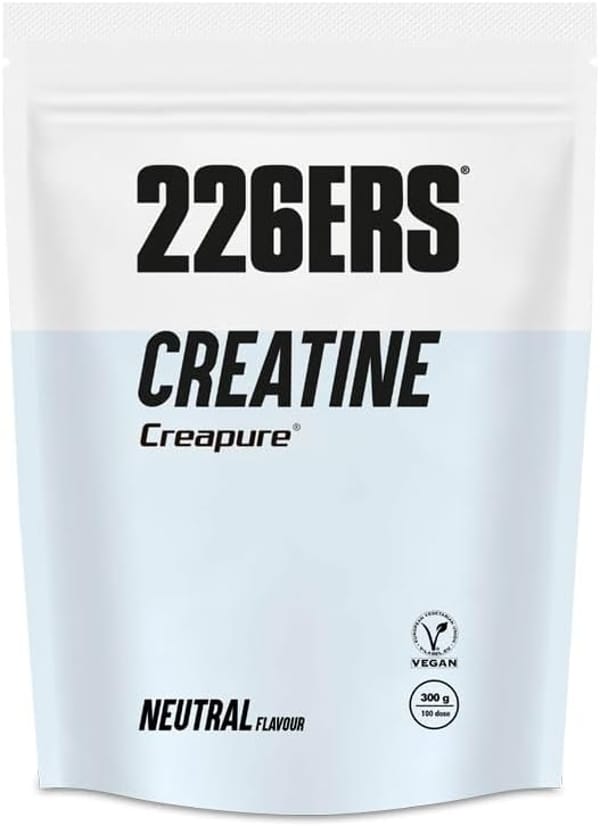 Creatine 100% creapure, creatina monohidratada com efeito recuperador, aumenta a massa muscular e desempenho físico, suplemento em pó vegano, sabor neutro - 300 g